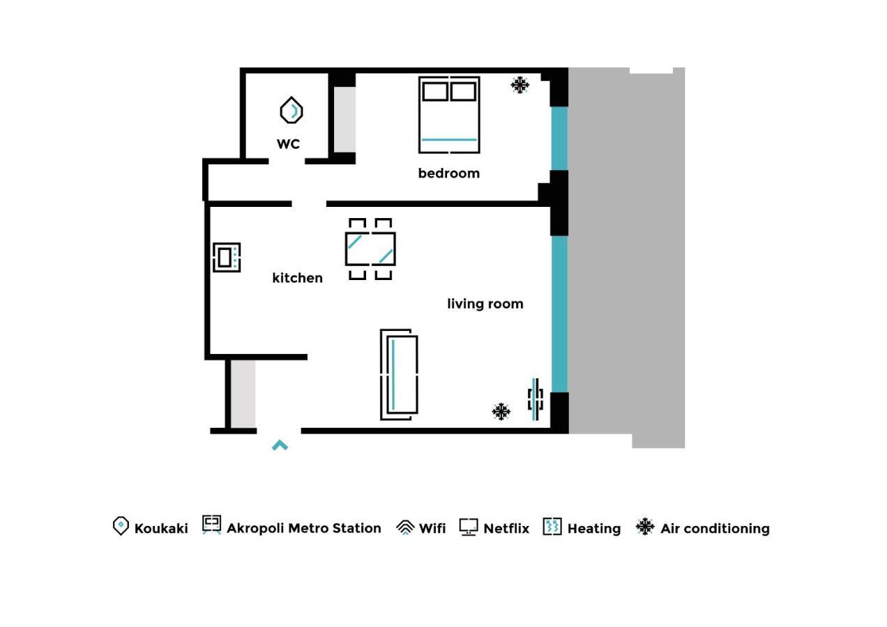 Modern 1Bd Apartment Close To The Acropolis Museum By Upstreet Atenas Exterior foto
